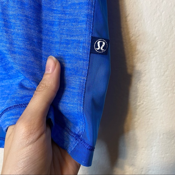 LULULEMON Pipe Dream Blue Beat the Heat short sleeve tee 6 - Picture 7 of 10